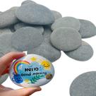 Painting Rocks CYLHCM 24 PCS 90-100g para decoração de artesanato