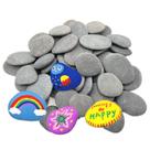 Painting Rocks Lifetop 50 peças naturais DIY planas e lisas