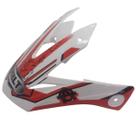 Pala Para Capacete Helt Cross Vision Grafite Vermelho