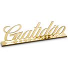 Palavra Decorativa Gratidão - Acrílico Espelhado - Decoração