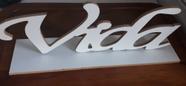 Palavra em mdf branco 6mm