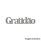 Palavra Enfeite de Mesa Gratidão 52x12cm Festa Decoração Mdf15mm Madeira Pintado