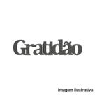 Palavra Enfeite de Mesa Gratidão 52x12cm Festa Decoração Mdf15mm Madeira Pintado