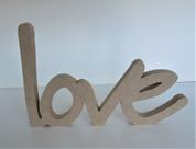 Palavra love 30x20cm mdf 18mm