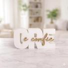 Palavra Ore e Confie Decoração para Sala Quarto Escritório Enfeite Moderno Religioso Palavra Ore e Confie Decoração para Sala Quarto Escritório Enfeite Moderno Religioso