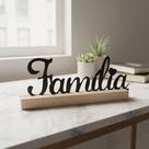 Palavra Para Decoração De Mesa Enfeite Em Escrita