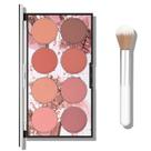 Paleta de blush facial KYDA 8 cores Natural Matte Ownest Beauty