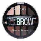 Paleta de Sobrancelhas Sombra Eyebrow Matte & Metalico Vivai