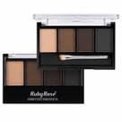 Paleta de Sombra para Sobrancelhas Ruby Rose
