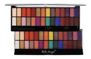 Paleta de sombras 28 cores, Opacas e brilhantes - Belle Angel