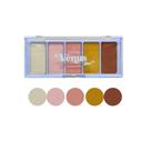 Paleta de Sombras 5 Cores Coleção Vênus Alta Pigmentação Longa Duração