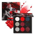 Paleta de sombras Afflano Black Red Goth Halloween Makeup