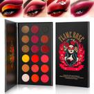 Paleta de sombras Afflano Flame Rose Red 18 Color Vegan