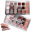 Paleta de sombras dear diary 18 tons matte glitter ruby rose