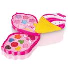 Paleta de Sombras E Gloss - Sorvete Vanilla Ice Cream - Maquiagem Infantil Make Up Teen - Fenzza