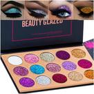 Paleta de sombras Glitter BestLand 15 cores Shimmer Waterproof