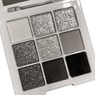 Paleta de Sombras Go Ho - 9 Cores Preto, Cinza e Prata