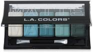 Paleta de Sombras L.A. COLORS 5 Cores Matte Verde Azulado Argyle