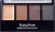 Paleta de Sombras para Sobrancelha Ruby Rose