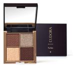 Paleta De Sombras Quarteto Turbo 8g Eudora Marrom