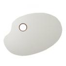 Paleta Para Pintura Oval 20x30cm 2 Pças