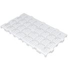 Palete Branco Plástico 30x50x2,5 cm Multiuso E Resistente