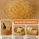 Palha de Madeira Natural - Versátil, Charmosa e Sustentável! Envio rápido Qualidade garantida