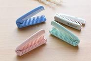Palha de trigo portátil para cabelo e maquiagem Comb WOIWO, 4 peças Palha de trigo portátil para cabelo e maquiagem Comb WOIWO, 4 peças
