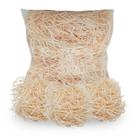 Palha Madeira Natural Decorativa para Cestas 100g Artesanato