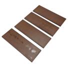 Palheta Bomba Ordenha Bvu 400/300 131,65x45x4,75mm
