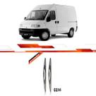 Palheta Dianteira F250 F350 Daily Sprinter Ducato Boxer Partner A4 S6 S4 A8 A6 S8 X5 Berlingo Jumper Ax Xm Zx Stratus Sebring 300C 300M Daily Encaixe