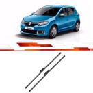 Palheta Dianteira Logan 2013 Em Diante Sandero 2014 Em Diante Com Trava Mb3M Adaptador 3M 22/20 Pol 559/508 mm
