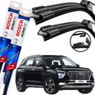 Palheta Dianteira Par Limpador de Parabrisa Para Brisa Original Bosch Creta 2021 2022 2023 2024