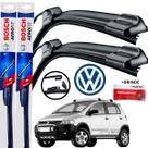 Palheta Dianteira Par Limpador de Parabrisa Para Brisa Original Bosch CrossFox 2005 2006 2007 2008 2009 Palheta Dianteira Par Limpador de Parabrisa Para Brisa Original Bosch CrossFox 2005 2006 2007 2008 2009