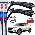 Palheta Dianteira Par Limpador de Parabrisa Para Brisa Original Bosch Hyundai.