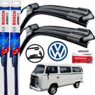 Palheta Dianteira Par Limpador de Parabrisa Para Brisa Original Bosch Kombi 2012 2013 2014