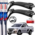 Palheta Dianteira Par Limpador de Parabrisa Para Brisa Original Bosch MONTANA 2003 04 05 06 07 08 09 2010