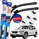 Palheta Dianteira Par Limpador de Parabrisa Para Brisa Original Bosch Multiclip BMW X1 2009 10 11 12 13 2014
