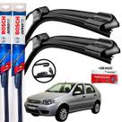 Palheta Dianteira Par Limpador de Parabrisa Para Brisa Original Bosch Multiclip FIAT PÁLIO 2003 04 05 07 08 09 10 11 12 13 2014