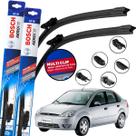 Palheta Dianteira Par Limpador de Parabrisa Para Brisa Original Bosch Multiclip FORD FIESTA 2011 2012 2013 2014