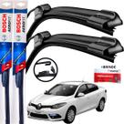 Palheta Dianteira Par Limpador de Parabrisa Para Brisa Original Bosch Renault FLUENCE 2016 2017 2018 Palheta Dianteira Par Limpador de Parabrisa Para Brisa Original Bosch Renault FLUENCE 2016 2017 2018