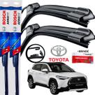 Palheta Dianteira Par Limpador de Parabrisa Para Brisa Original Bosch Toyota Corolla Cross 2021 2022 2023 2024