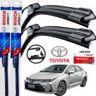 Palheta Dianteira Par Limpador de Parabrisa Para Brisa Original Bosch Toyota Todos os Carros