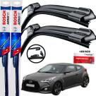 Palheta Dianteira Par Limpador de Parabrisa Para Brisa Original Bosch VELOSTER 2011 2012 2013