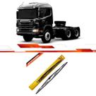 Palheta Dianteira SC P T R 1996 Ate 1998 Encaixe Gancho fino Adaptador E3 24/24 Pol 610/610 mm
