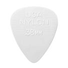 Palheta Dunlop Nylon Standard 38mm Branca