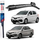 Palheta Etios 2012 2013 2014 2015 2016 2017 2018 2019 2020 2021 Dianteira Limpador Para Brisa Bosch