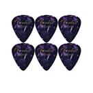 Palheta Fender Medium Celuloide Premium 351 Shape Purple Moto Quantidade:6 Pçs