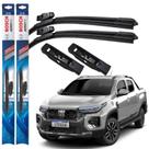 Palheta Fiat Strada 2021 2022 2023 2024 2025 Par Limpador Parabrisa Dianteiro Original Bosch