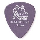 Palheta Gator Grip 0,71mm Dunlop Roxo Palheta Gator Grip 0,71mm Dunlop Roxo